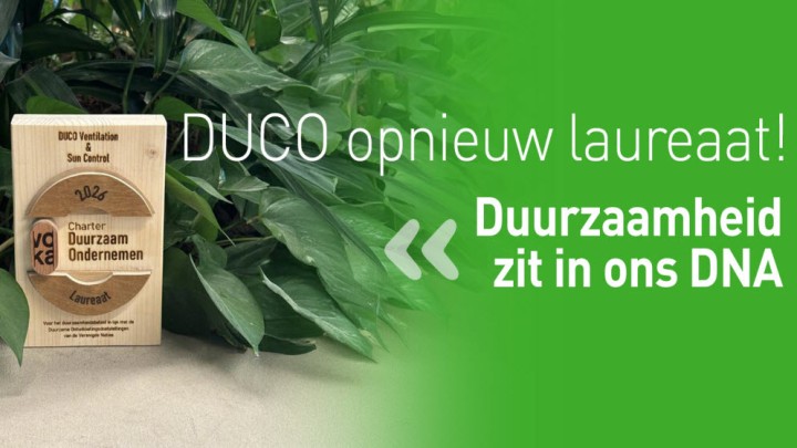 DUCO ontvangt opnieuw het VCDO-certificaat voor duurzaam ondernemen in 2026