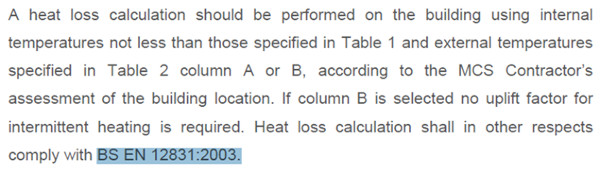 New MCS requirement: heat loss calculations must follow new standard from June 2025