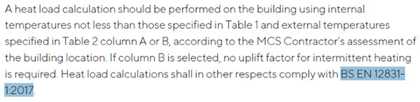 New MCS requirement: heat loss calculations must follow new standard from June 2025